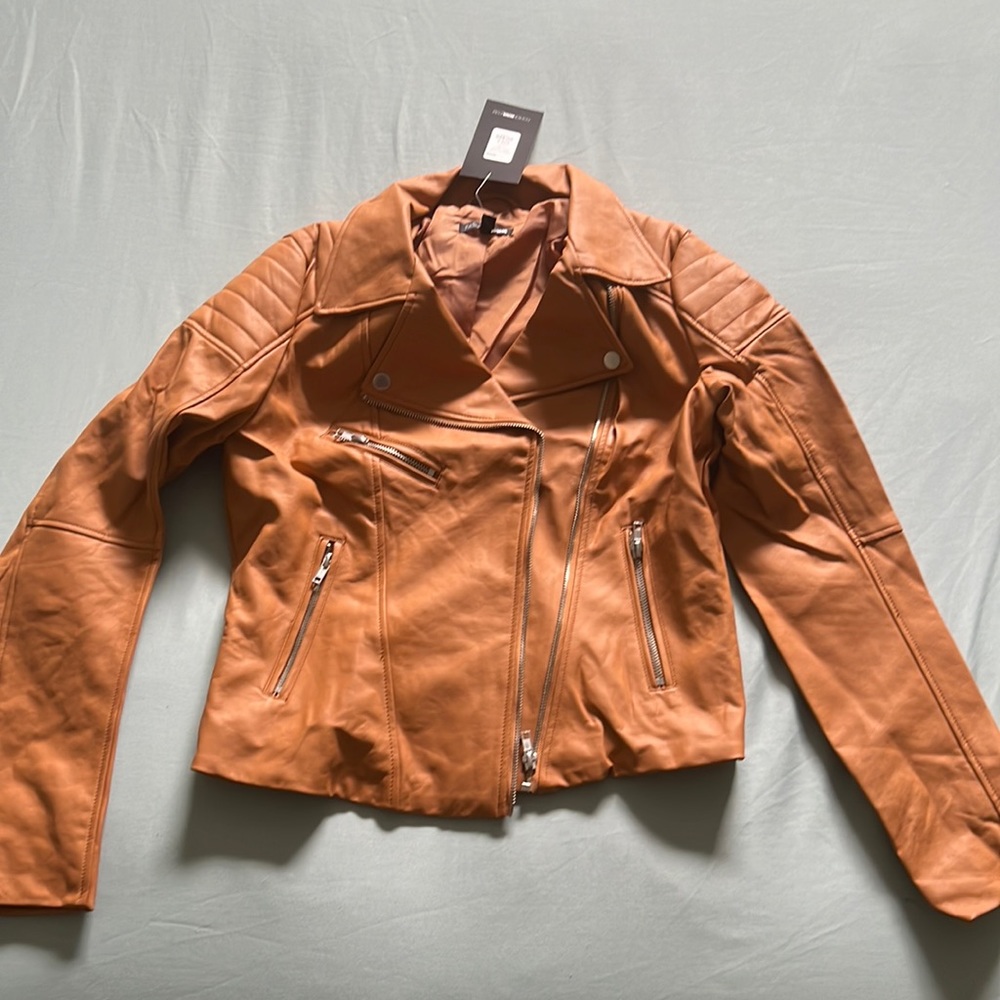 Tan Moto Jacket